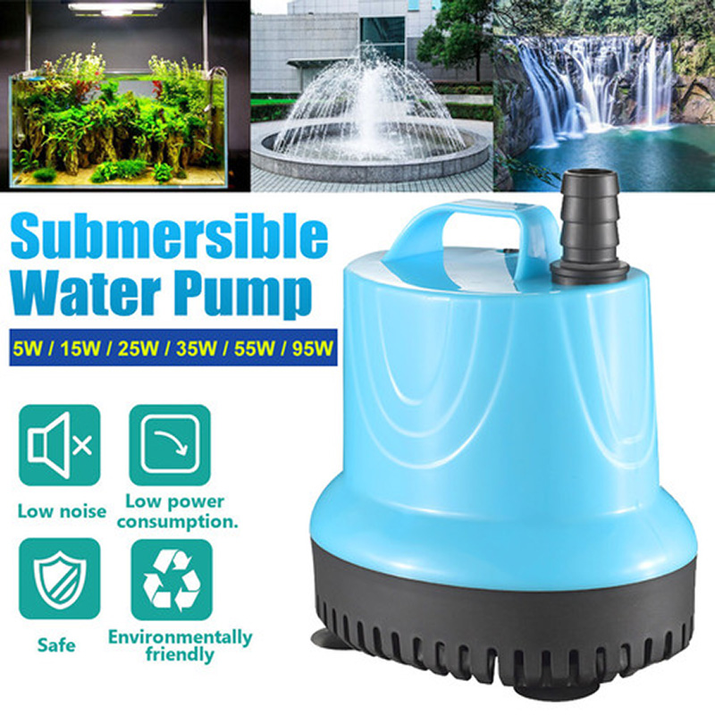 Aquarium Marine Filter - Pompa Air celup akuarium, 10/18/25/45/60/85/105W pompa