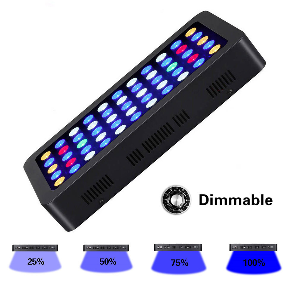 Marine Aquarium Led Lights - Lampu akuarium LED 165W, lampu karang