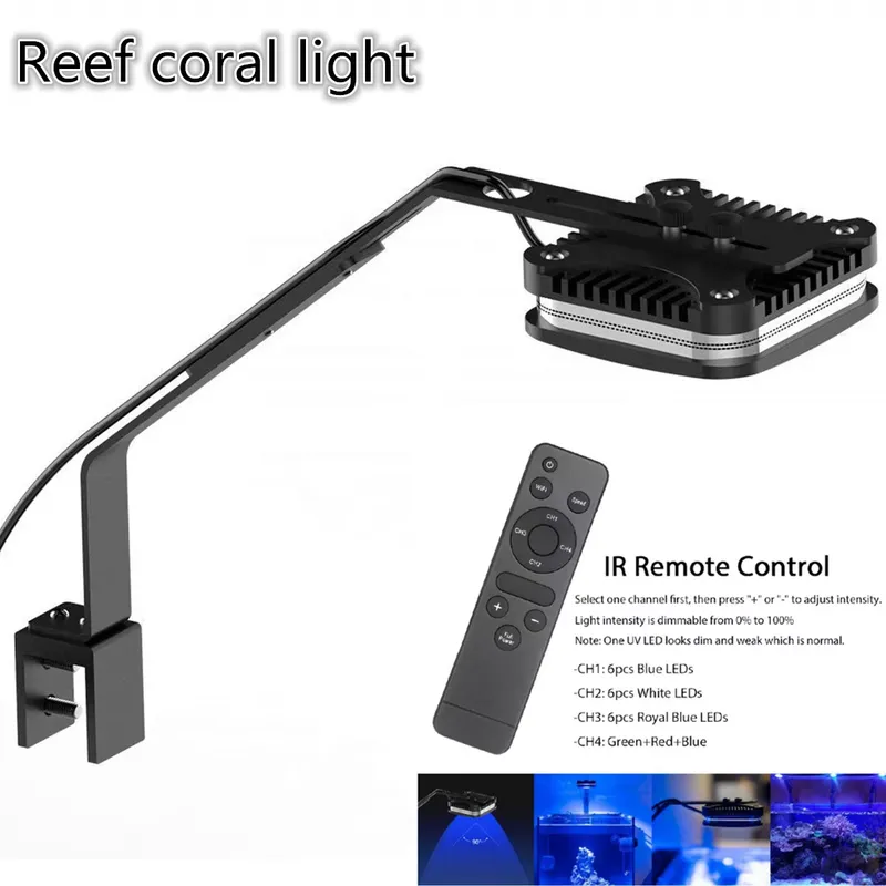 Lampu Akuarium LED 30W untuk T - Marine Aquarium Hours ulasan dan harga