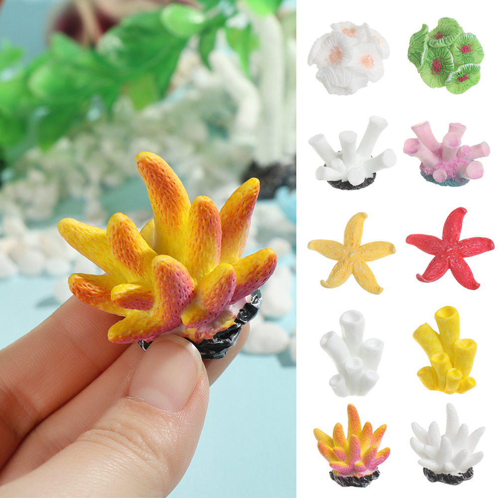 Buatan Coral Ikan Tangki Ornam - Marine Aquarium Reef ulasan dan harga