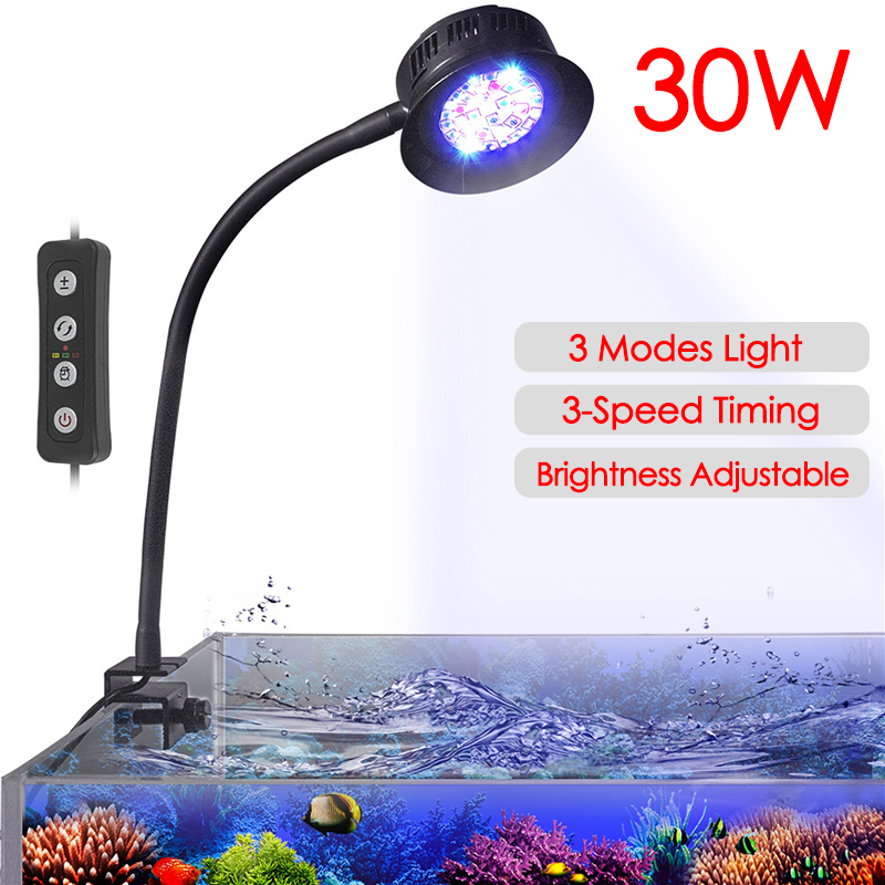 30W Tangki Ikan Akuarium Air L - Marine Aquarium Led Lights ulasan dan harga
