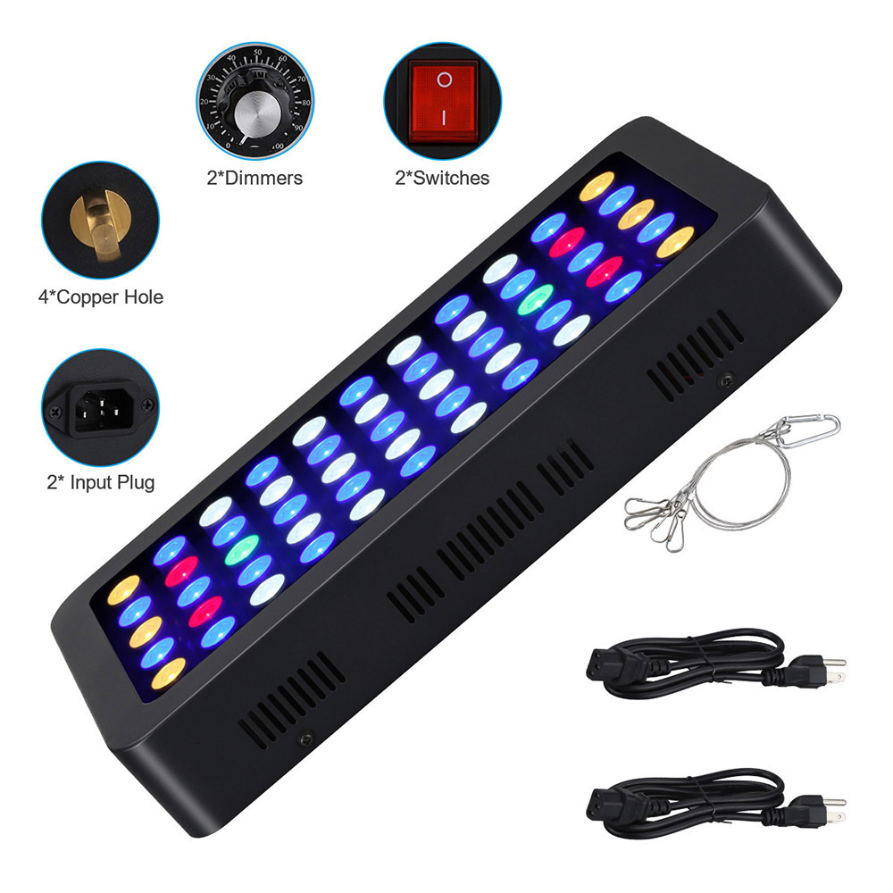 Lampu akuarium LED 165W, lampu - Marine Aquarium Led Lights ulasan dan harga