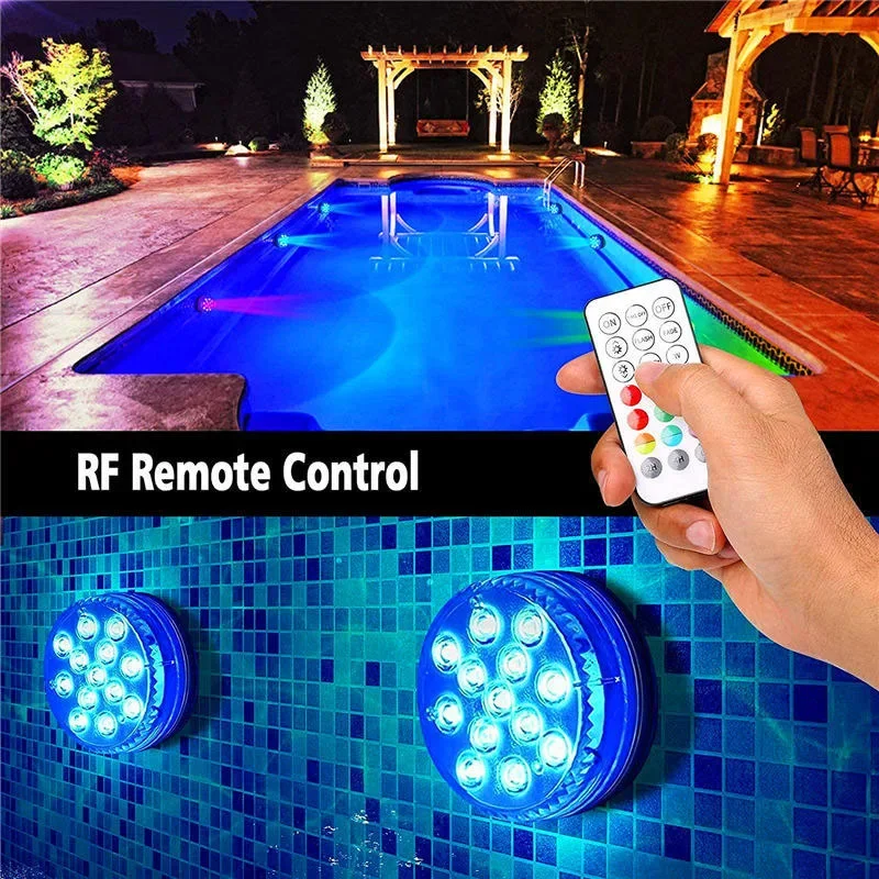 Lampu kolam renang 13LED Remot - Aquarium Marina ulasan dan harga