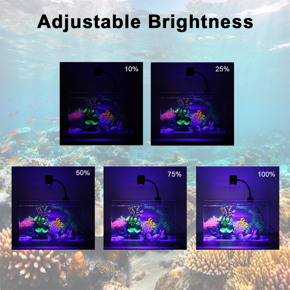 Lampu Akuarium LED Spektrum Pe - Marine Aquarium Reef ulasan dan harga