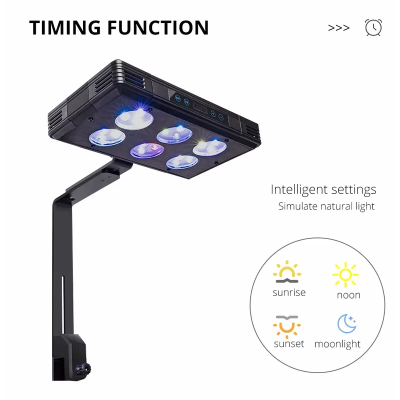 Lampu Akuarium Laut A075 Touch - Marine Aquarium Hours ulasan dan harga