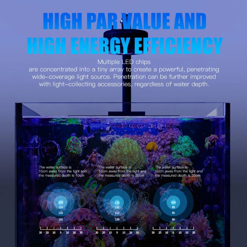 Lampu Akuarium LED Air Laut Mu - Marine Aquarium Led Lights ulasan dan harga